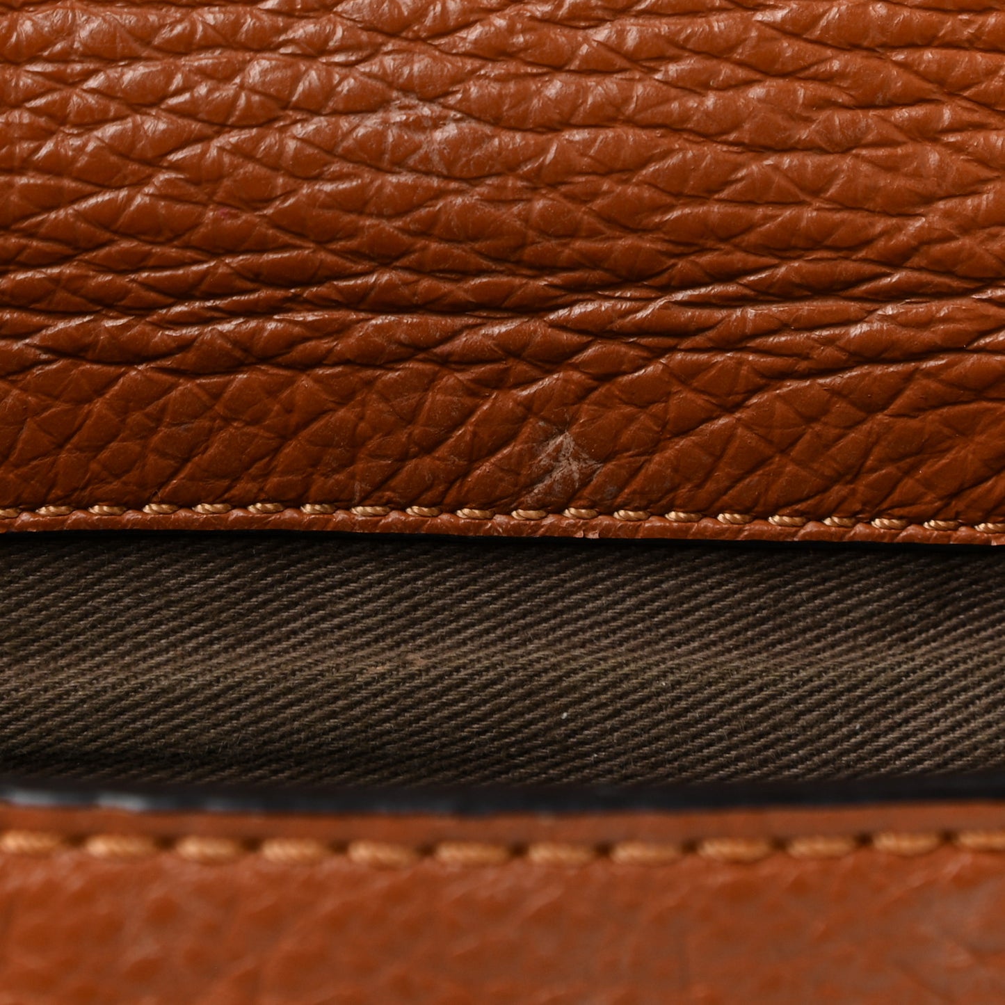 Calfskin Mini Marcie Round Crossbody Bag Tan