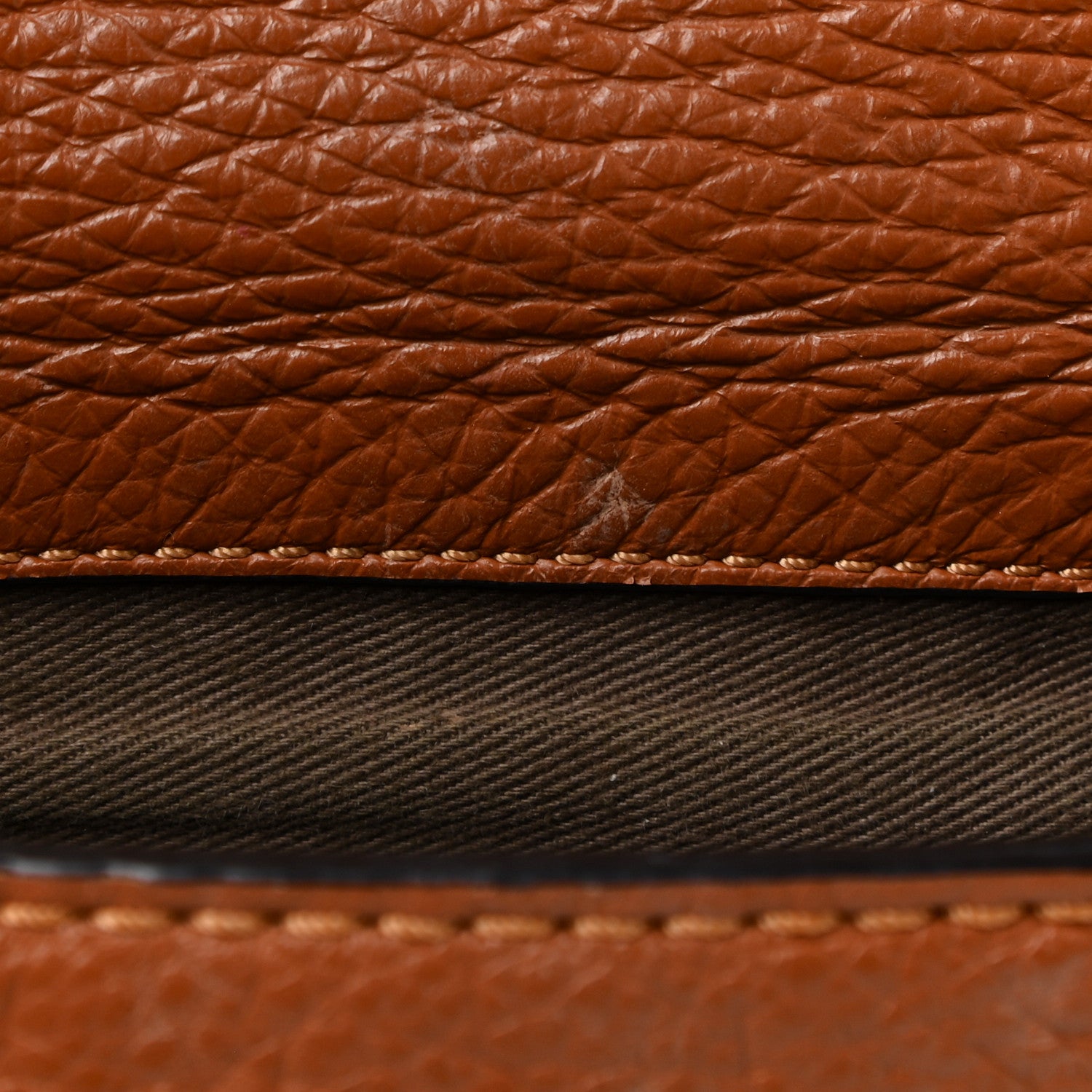Chloe Calfskin Mini Marcie Round Crossbody Bag Tan 16 of 18