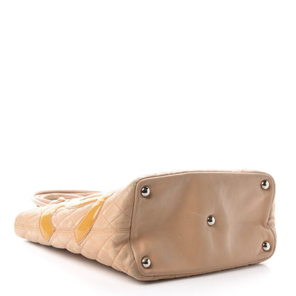Chanel Calfskin Quilted Large Cambon Tote Beige 4 of 28