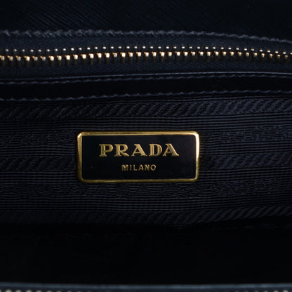 Prada Saffiano Small Galleria Double Zip Tote Black 6 of 8