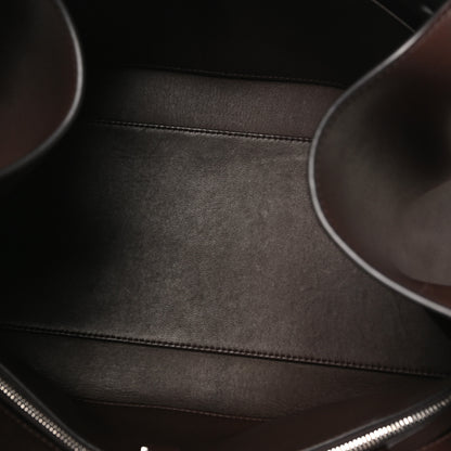 The Row Polished Saddle Calfskin EW Margaux Chestnut 5 of 10