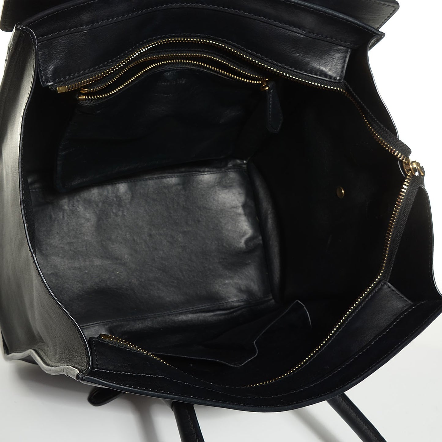 Smooth Calfskin Mini Luggage Black