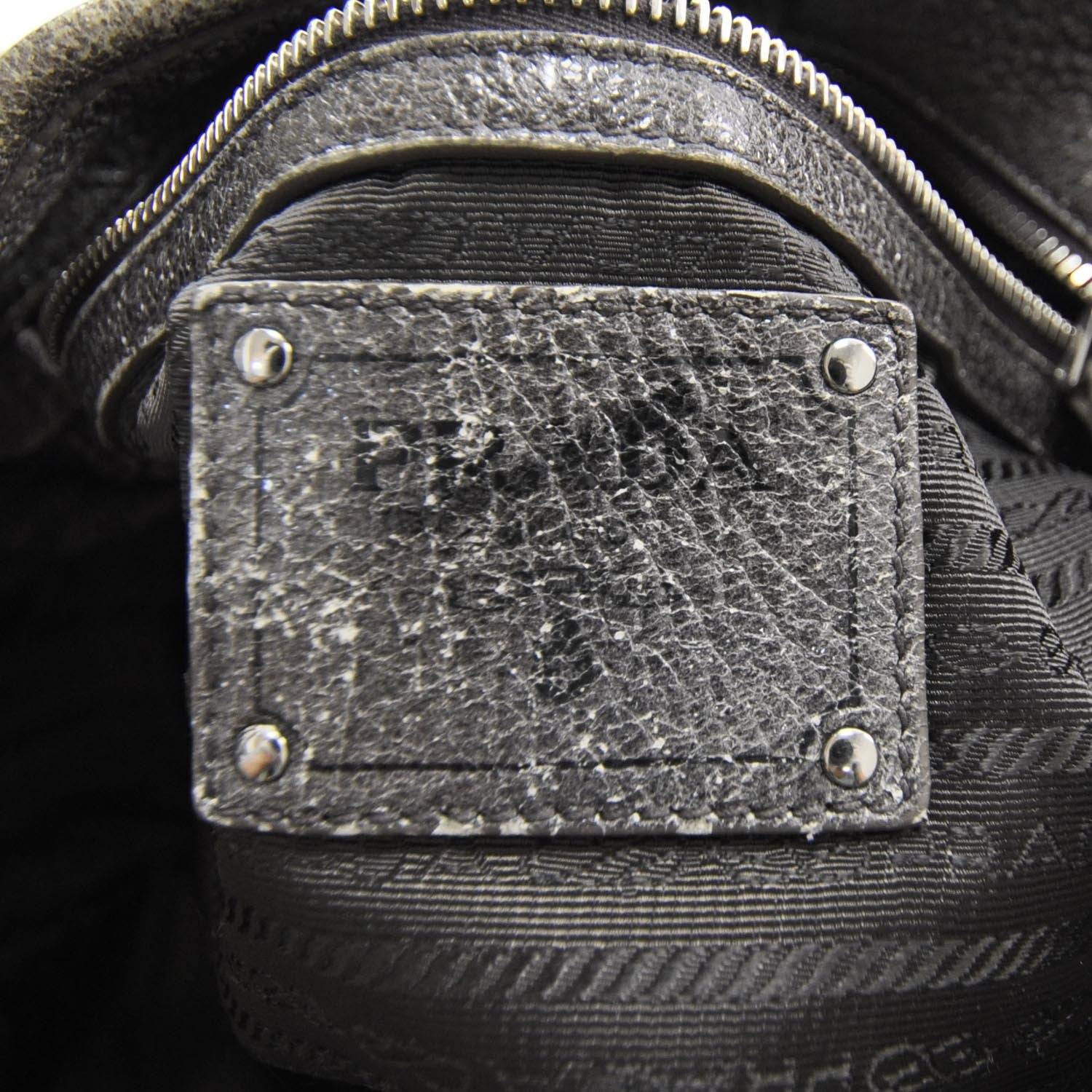 Prada Cervo Lux Ombre Zippered Tote 9 of 12