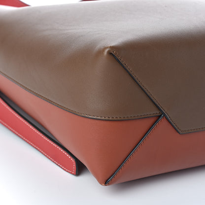 Celine Shiny Smooth Calfskin Small Twisted Cabas Camel Tan 10 of 12