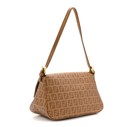 Fendi Zucchino Spalmati Vitello Mini Mama Baguette Gold 3 of 12