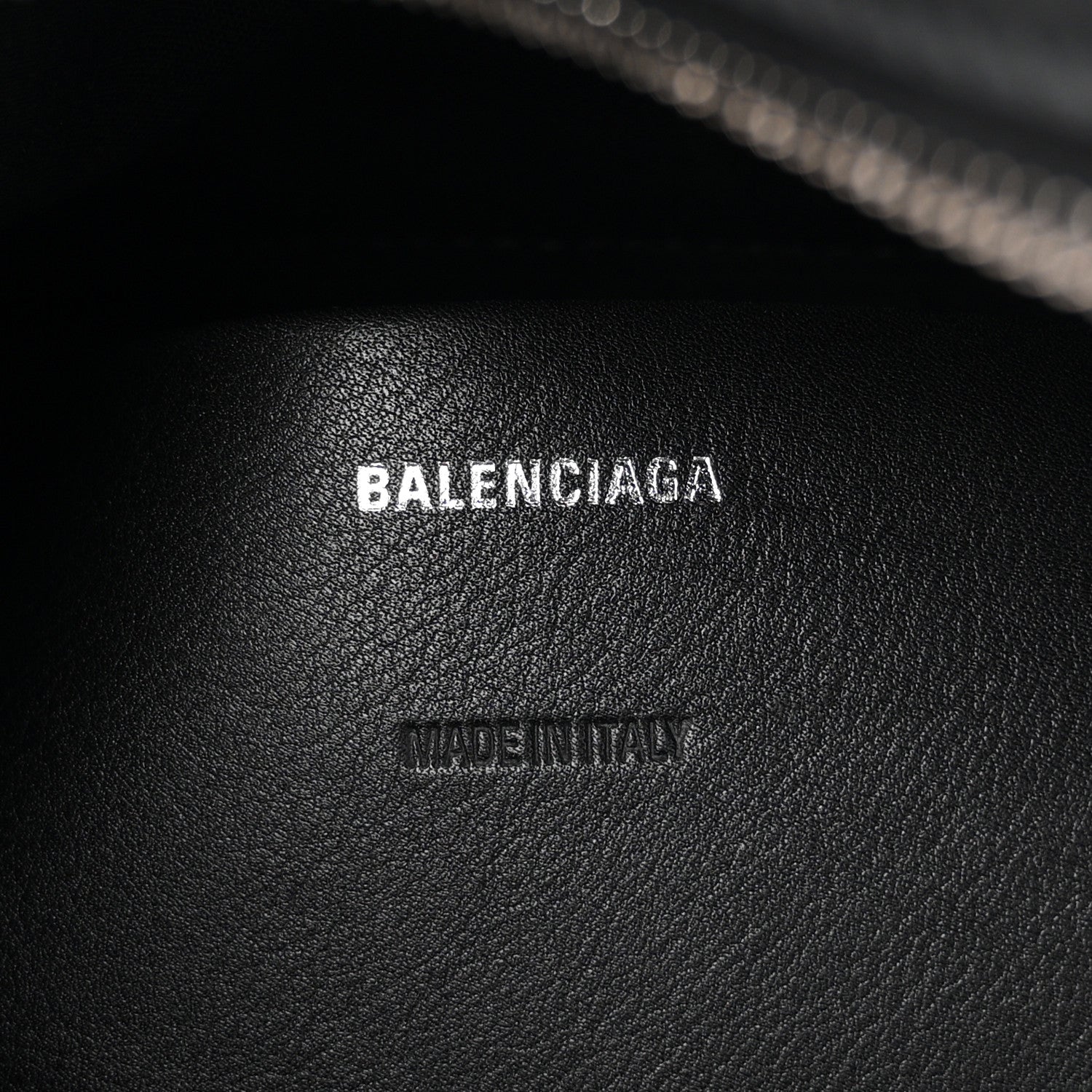 Balenciaga Dolly Calfskin 4X4 Shoulder Bag Black White 6 of 10