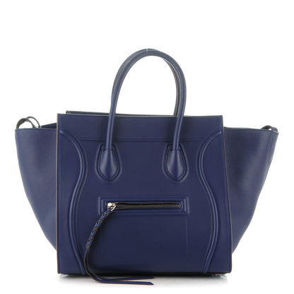 Celine Supple Calfskin Medium Phantom Luggage Indigo 1 of 9