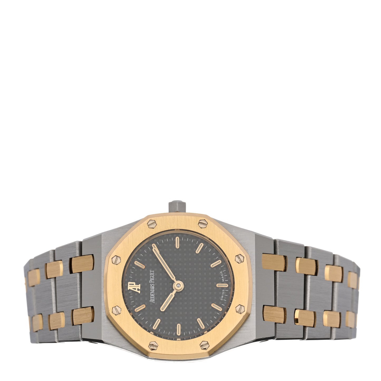 Stainless Steel 18K Yellow Gold 24mm Royal Oak Quartz Watch Grey 66339SA.O.0722SA.01