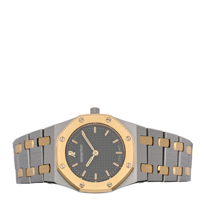 Audemars Piguet Stainless Steel 18K Yellow Gold 24mm Royal Oak Quartz Watch Grey 66339SA.O.0722SA.01 2 of 5