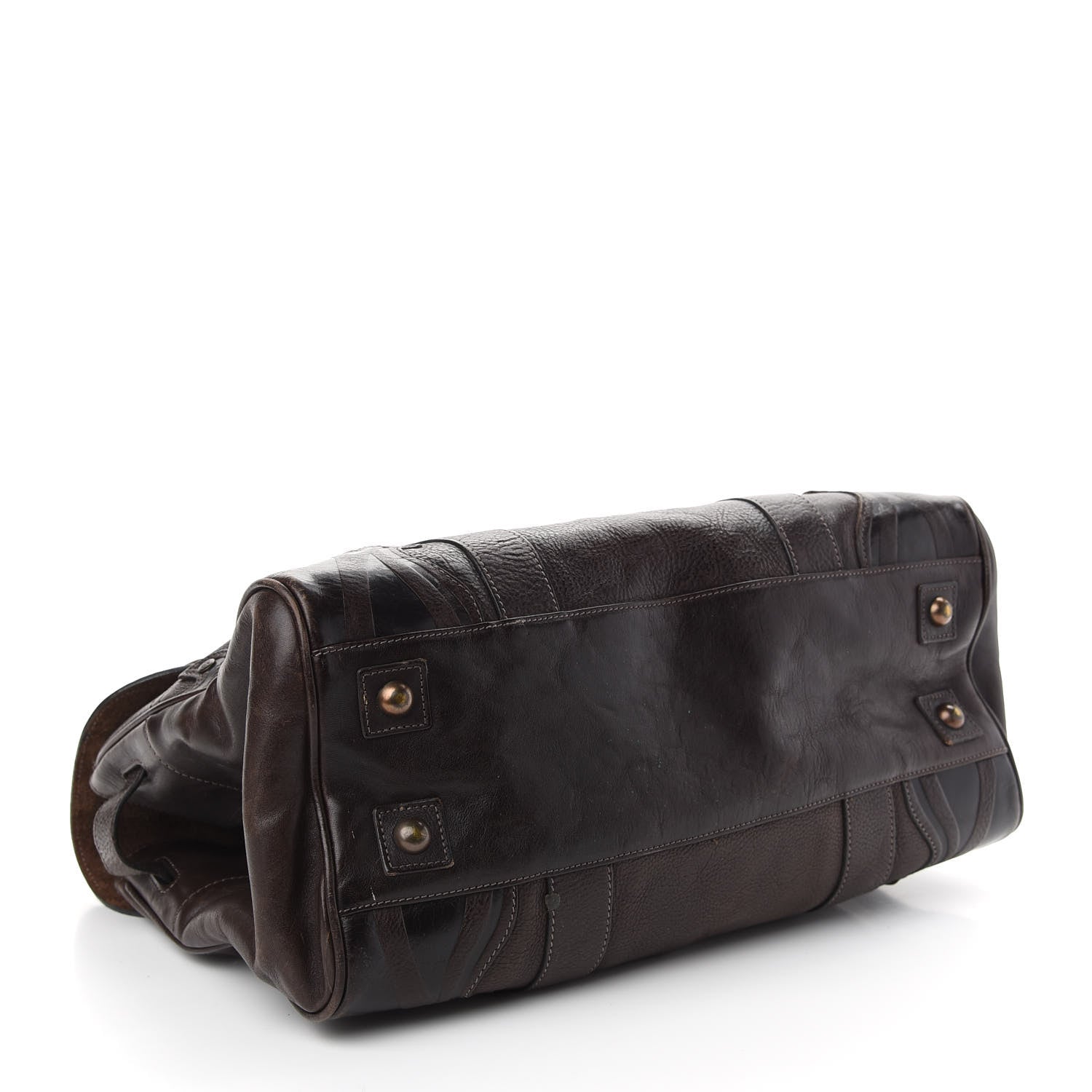 Mulberry Grained Calfskin Tooled Darwin Bayswater Chocolate 4 of 11