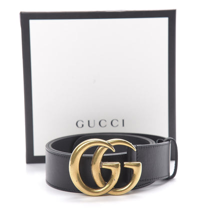 Gucci Calfskin Double G 40mm Belt 85 34 Black 8 of 8