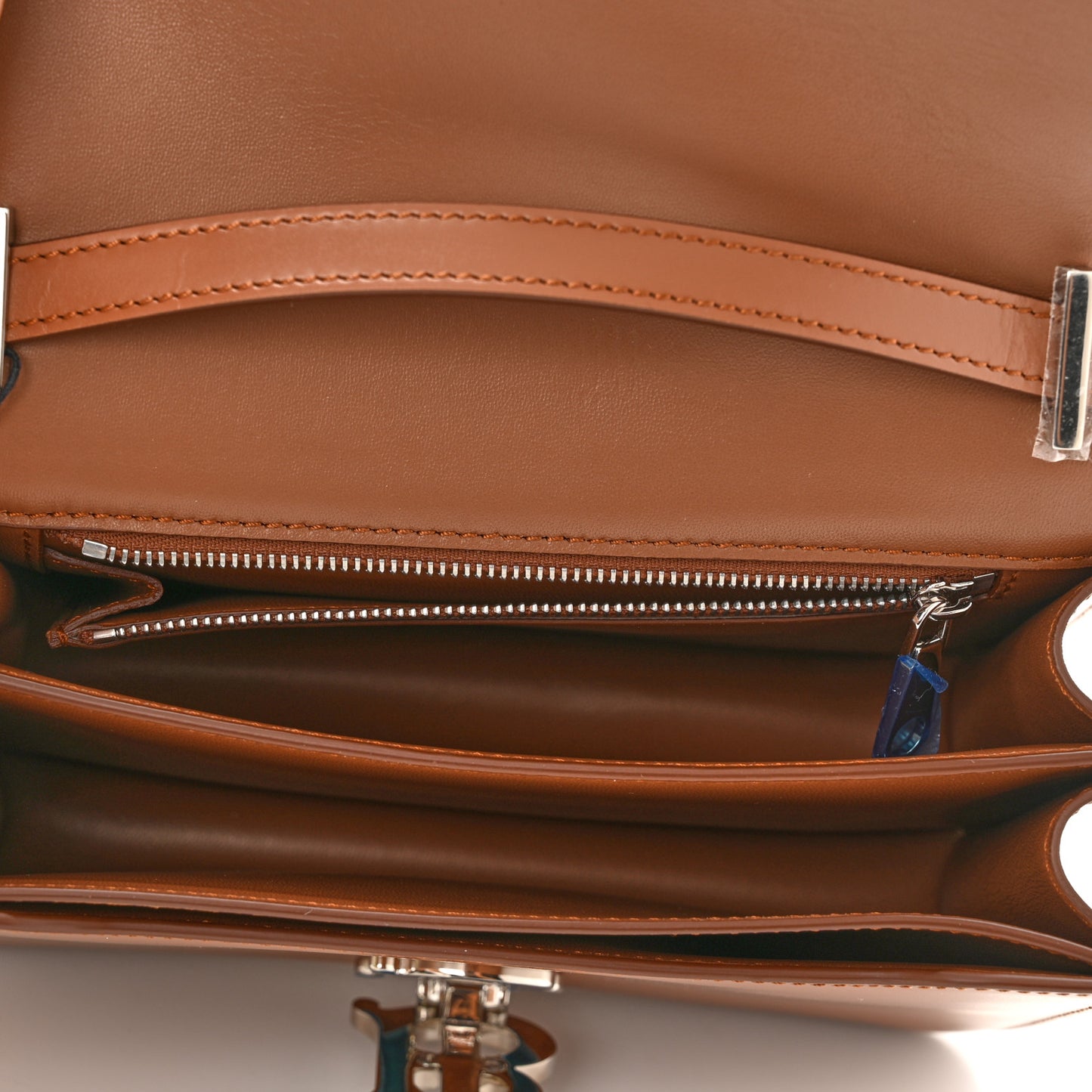 Calfskin Small TB Bag Malt Brown