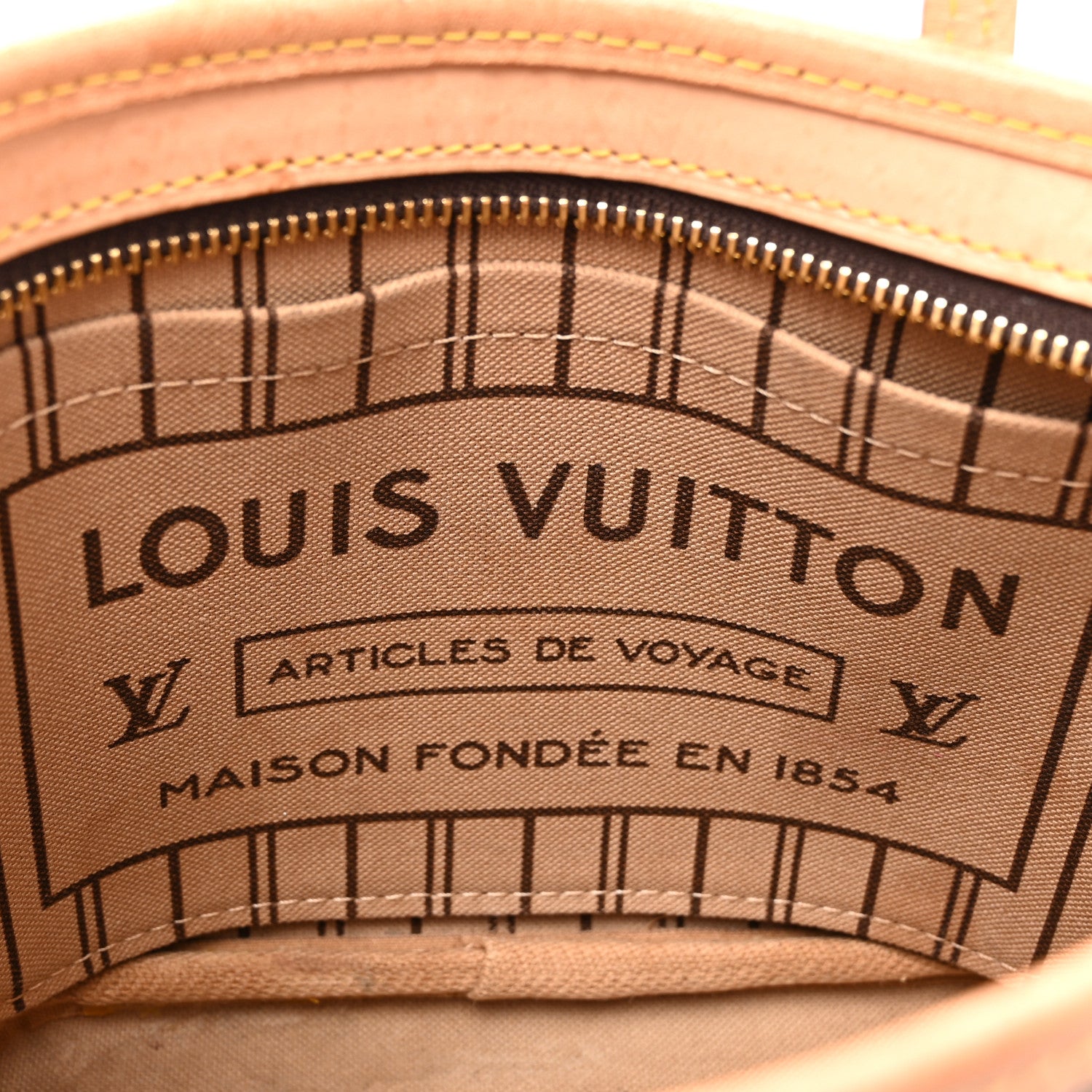 Louis Vuitton Monogram Neverfull BB Beige 6 of 13