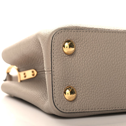 Louis Vuitton Taurillon Capucines BB Galet 8 of 9