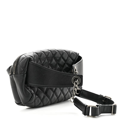 Chanel Calfskin Quilted Waist Bag Black 4 of 11