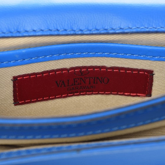 Nappa Mini Va Va Voom Shoulder Bag Blue Fluo