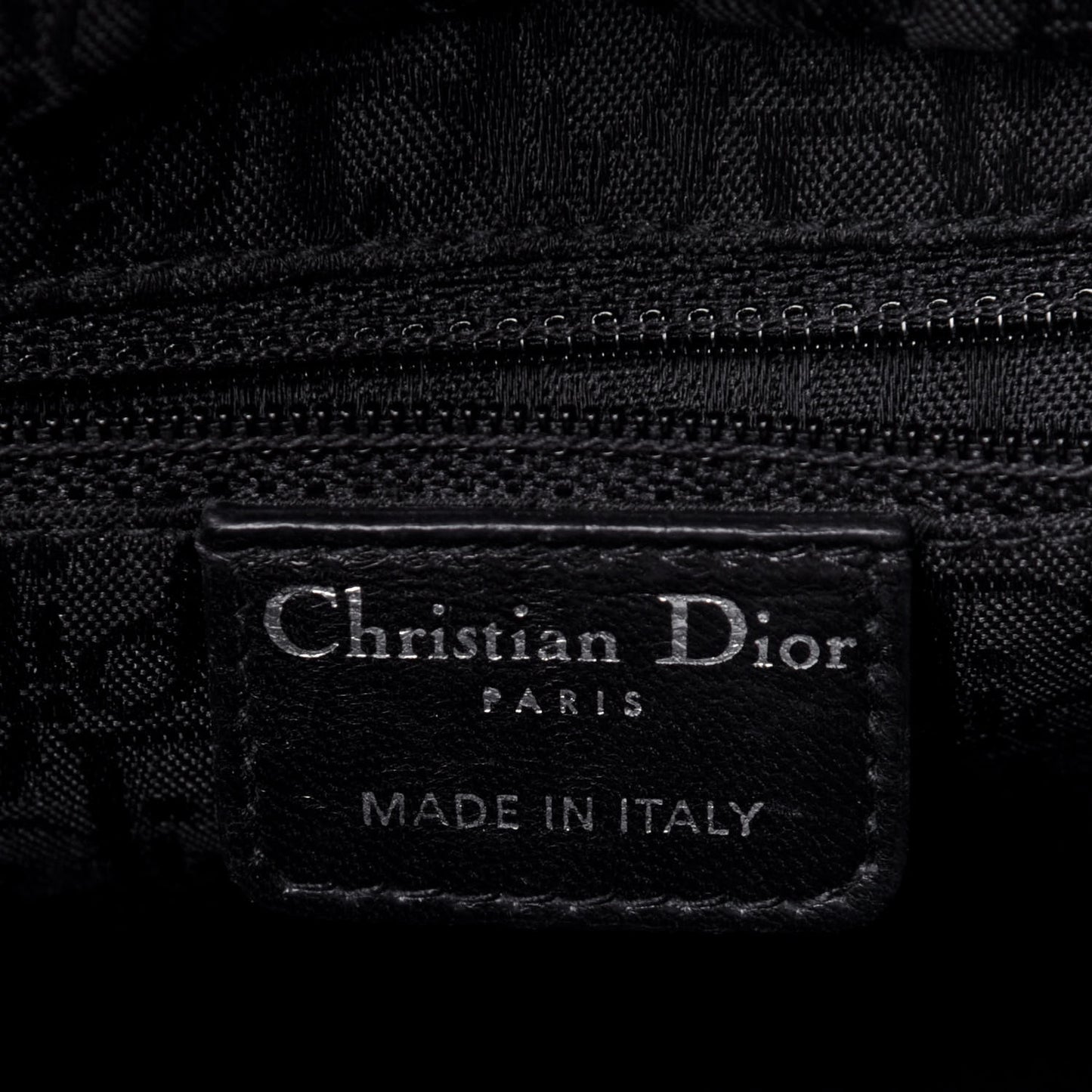 Patent Cannage Medium Lady Dior Black