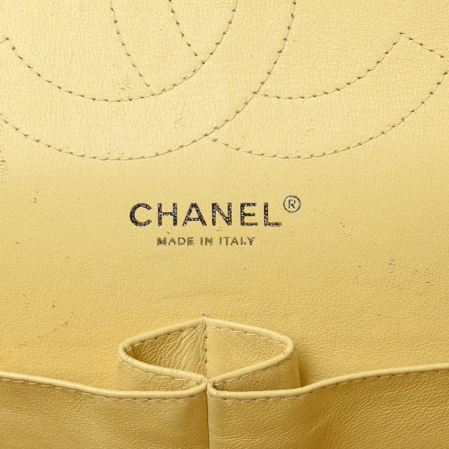 Chanel Patent Quilted Jumbo Double Flap Yellow 6 of 16