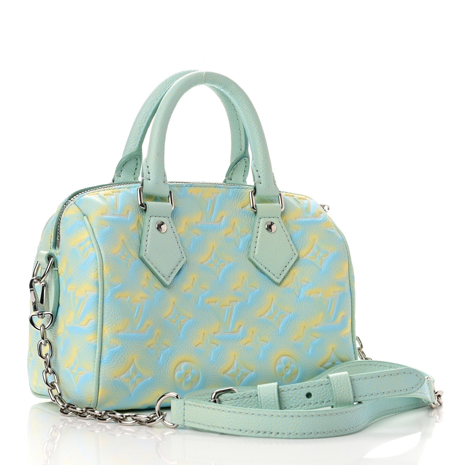 Louis Vuitton Empreinte Monogram Summer Stardust Speedy 20 Water Green 3 of 10