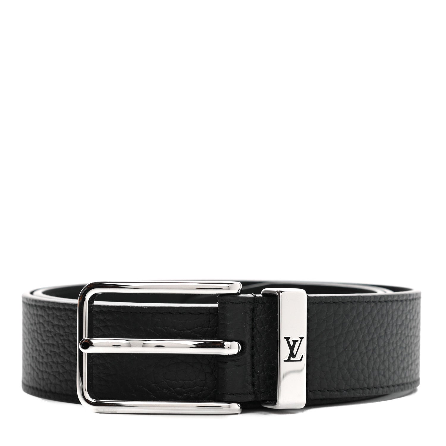 Louis Vuitton Taurillon 35mm Pont Neuf Belt 95 38 Black 1 of 7