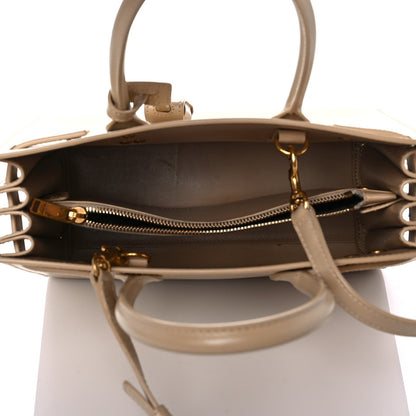 Saint Laurent Calfskin Baby Sac de Jour Dark Beige 6 of 11