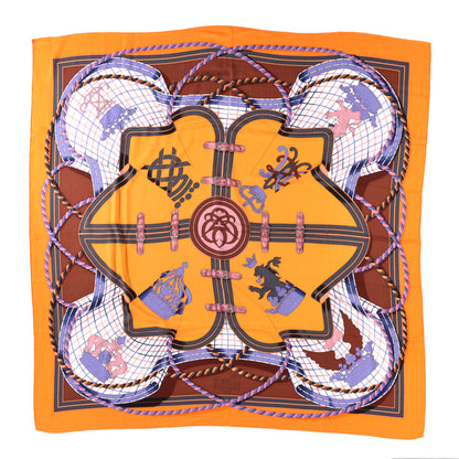 Hermes Cashmere Silk Grande Tenue Shawl 140 1 of 3