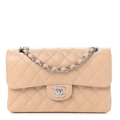 Chanel Caviar Quilted Small Double Flap Beige 1 of 4