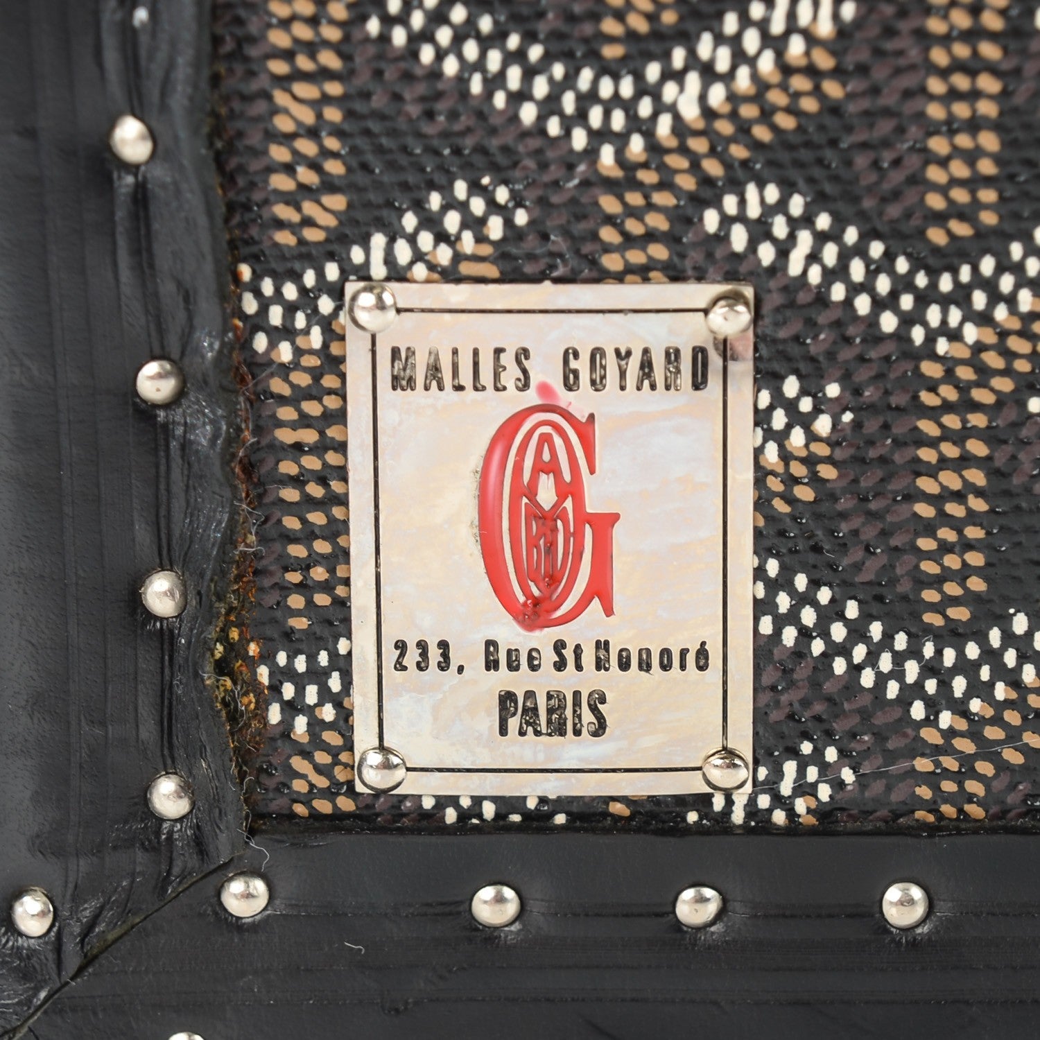 Goyard Goyardine Travelling Pet Bowl Carrier 22 Black 9 of 11