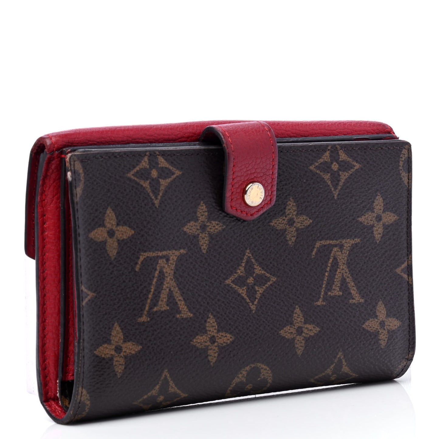 Monogram Pallas Compact Wallet Cherry