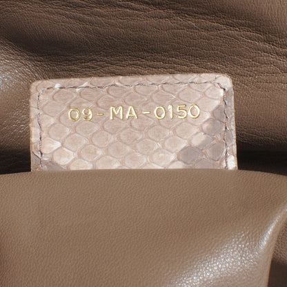 Christian Dior Fur and Python New Lock Shoulder Bag 7 of 7