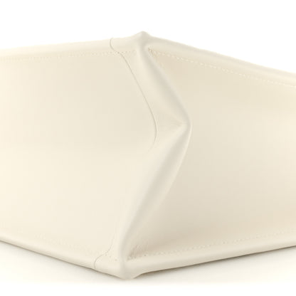 Christian Dior Calfskin Canvas Embroidered Medium Dioramour Je Vous Adore Book Tote With Strap White Black Red 10 of 10