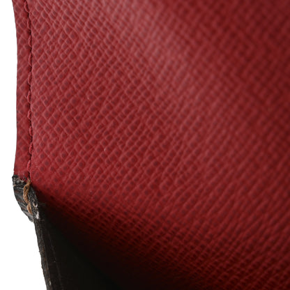 Louis Vuitton Damier Ebene Josephine Wallet Red 10 of 12