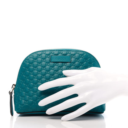 Gucci Microguccissima GG Cosmetic Case Deep Cobalt 2 of 11