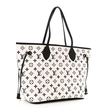 Louis Vuitton Empreinte Spring In The City Neverfull MM Black White Pink 4 of 11