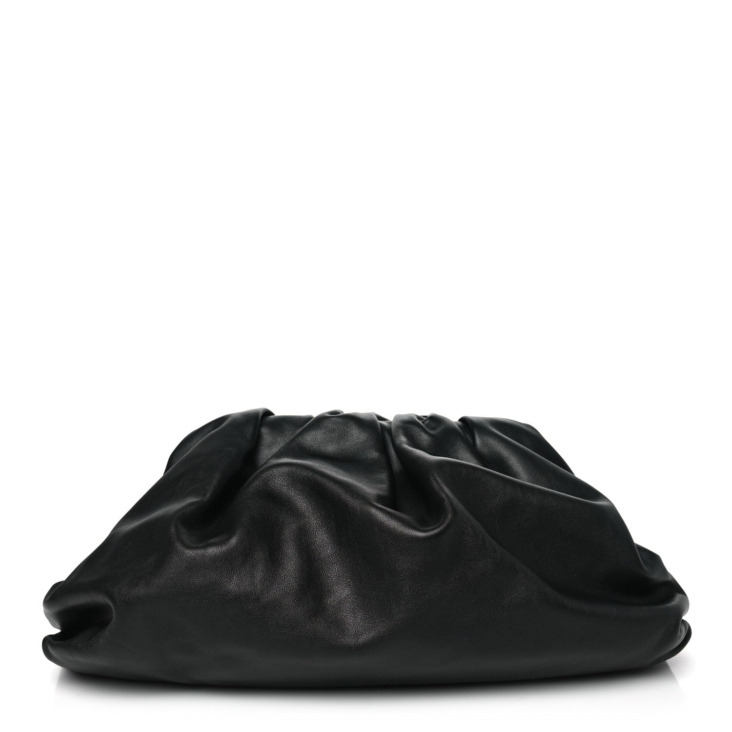 Bottega Veneta Smooth Butter Calf The Pouch Oversized Clutch Black 1 of 10