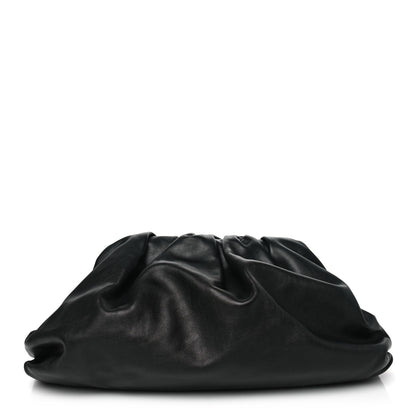 Bottega Veneta Smooth Butter Calf The Pouch Oversized Clutch Black 1 of 10