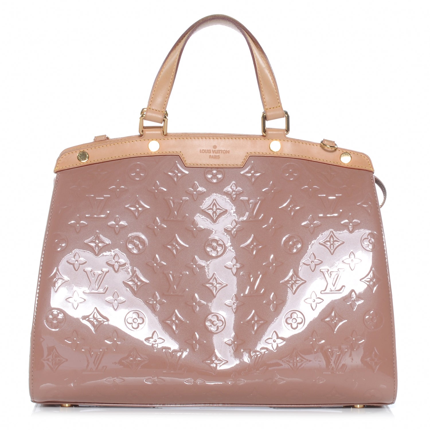 Louis Vuitton Vernis Brea GM Rose Velours 1 of 9