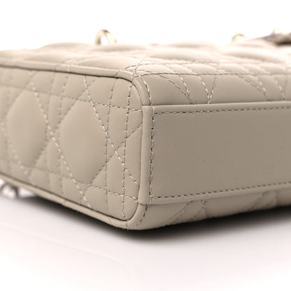 Christian Dior Lambskin Cannage Medium Lady D-Joy Sand 7 of 8