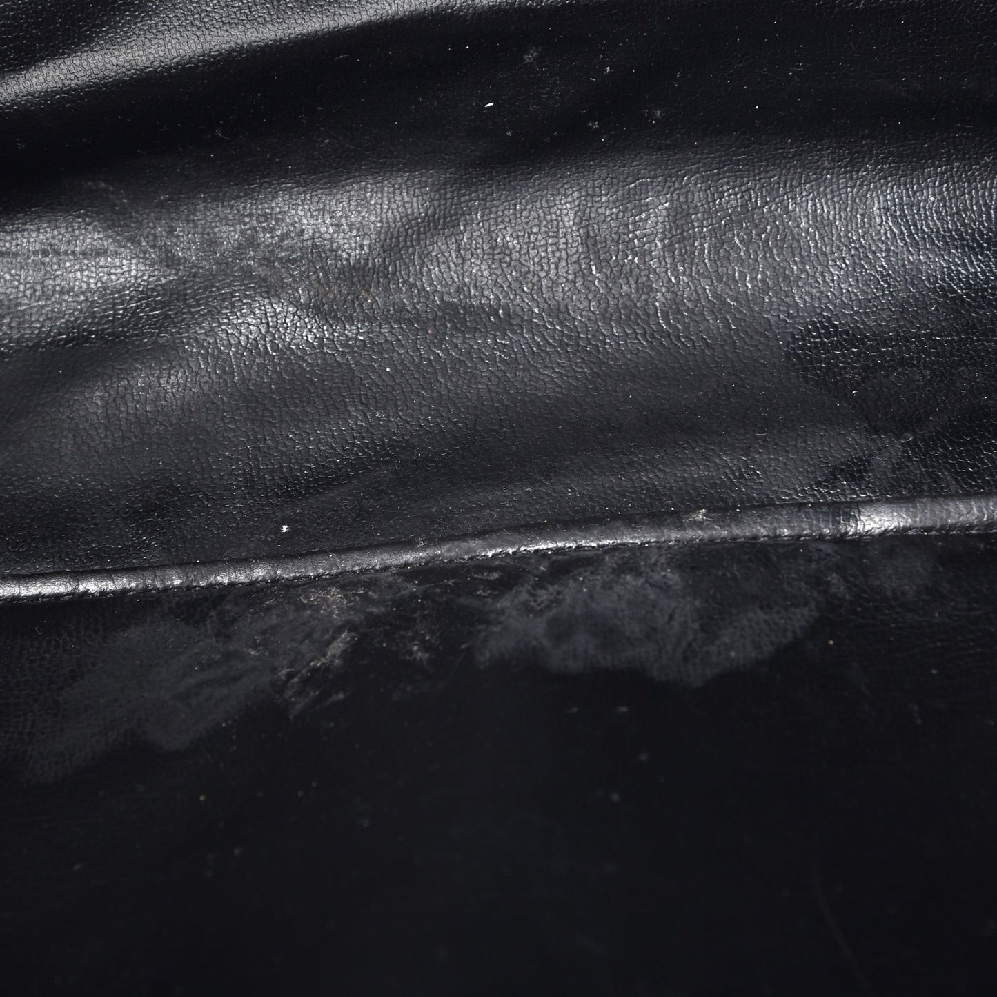 Calfskin Stitched Duffel Bag Black
