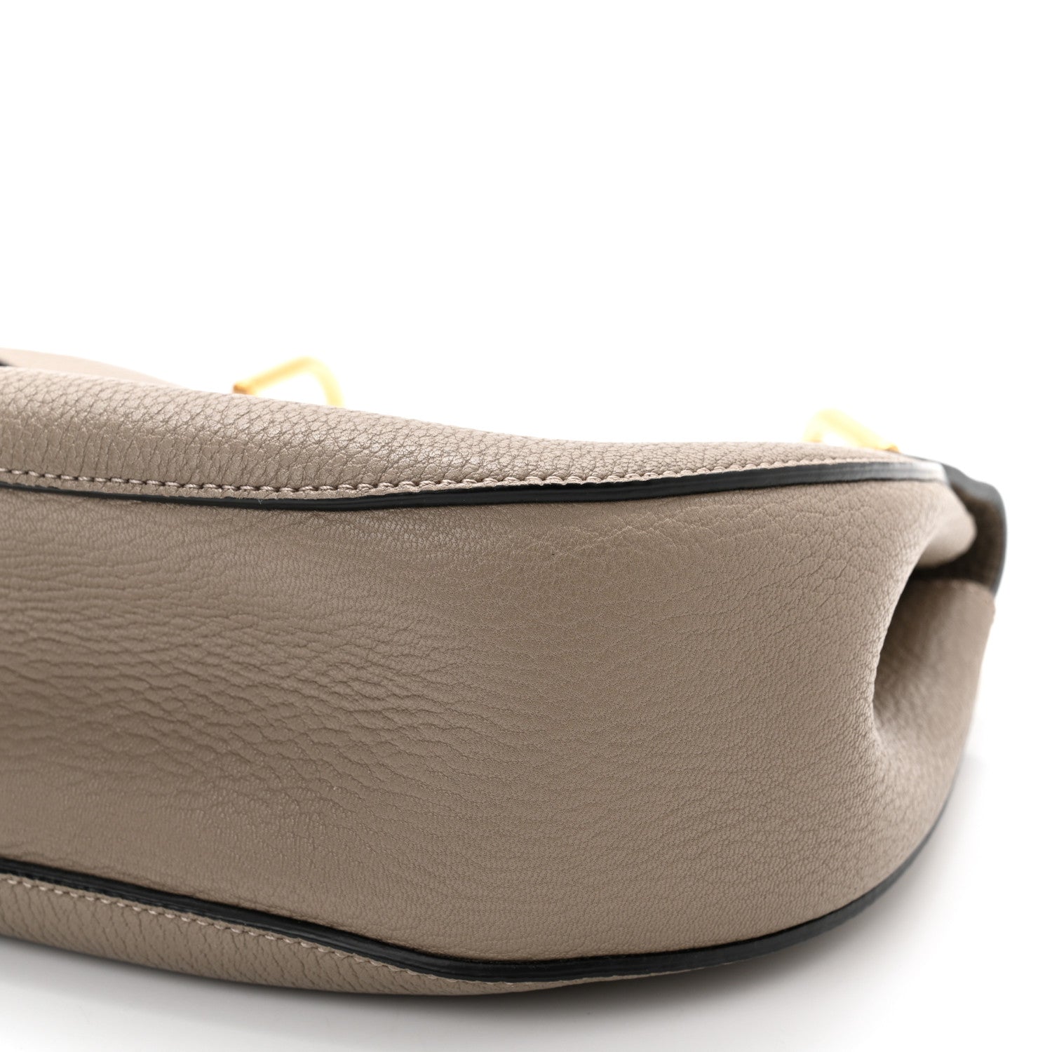 Chloe Grained Lambskin Drew Shoulder Bag Motty Grey 9 of 9