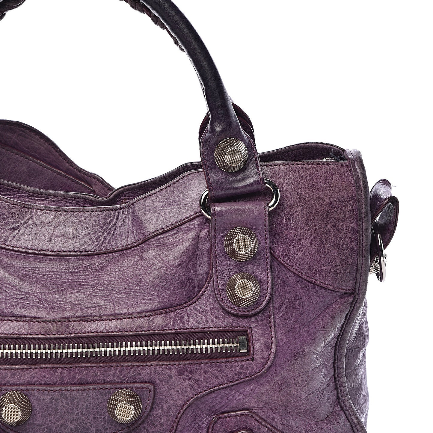 Agneau Giant 21 Silver Hardware City Raisin