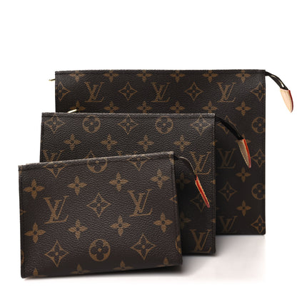 Louis Vuitton Monogram Trio Toilet Pouch 1 of 11