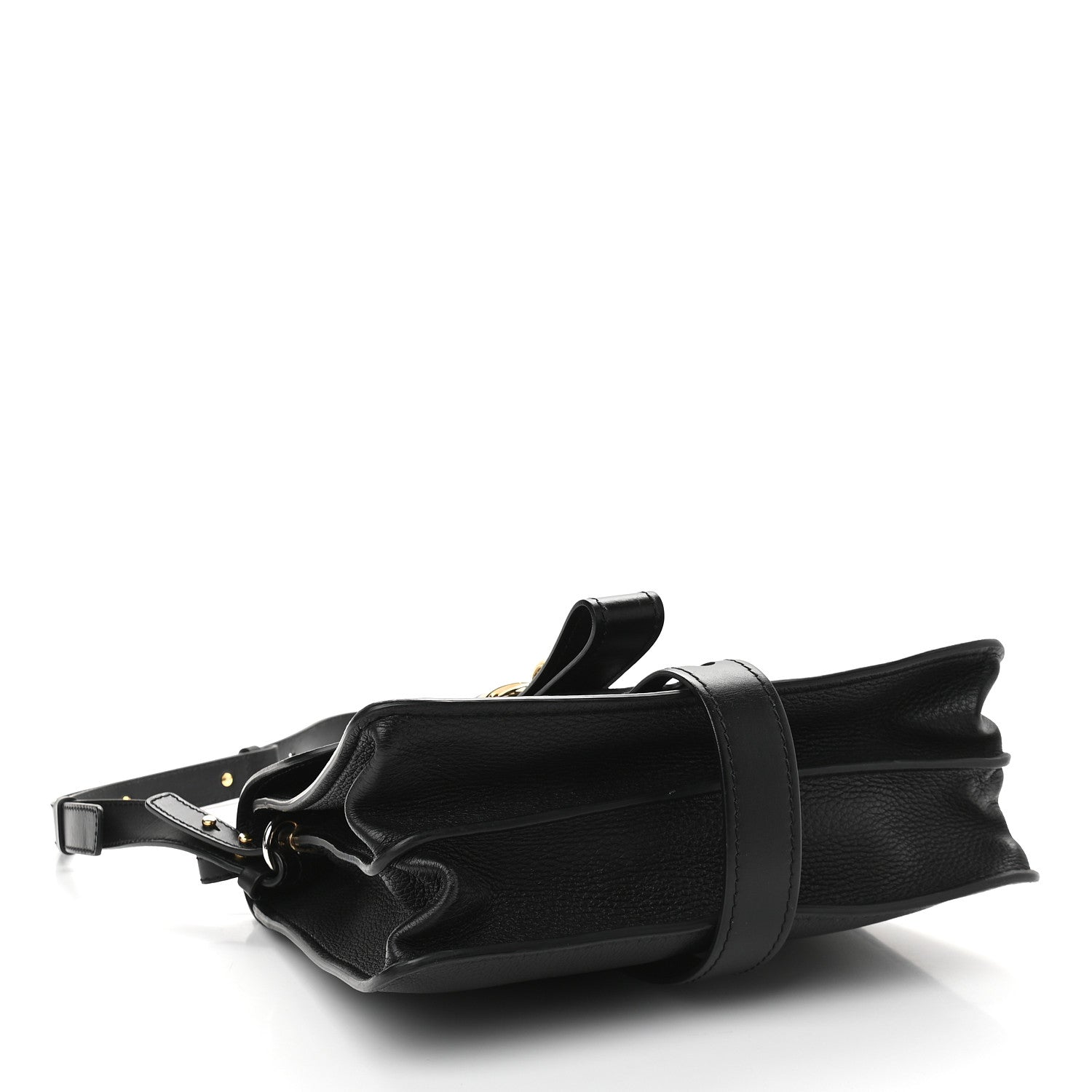 Chloe Grained Calfskin Medium Aby Day Shoulder Bag Black 4 of 9