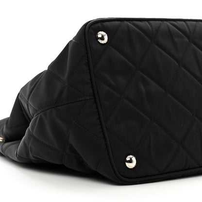 Prada Nylon Tessuto Impuntu Quilted Tote Black 8 of 9