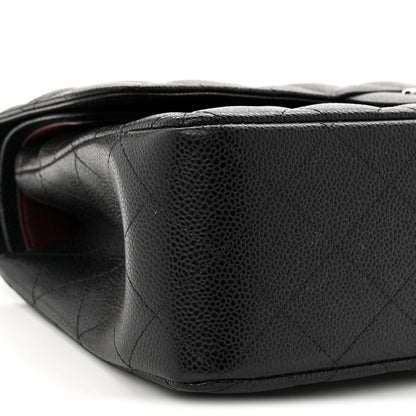 Chanel Caviar Quilted Jumbo Double Flap Black 9 of 11
