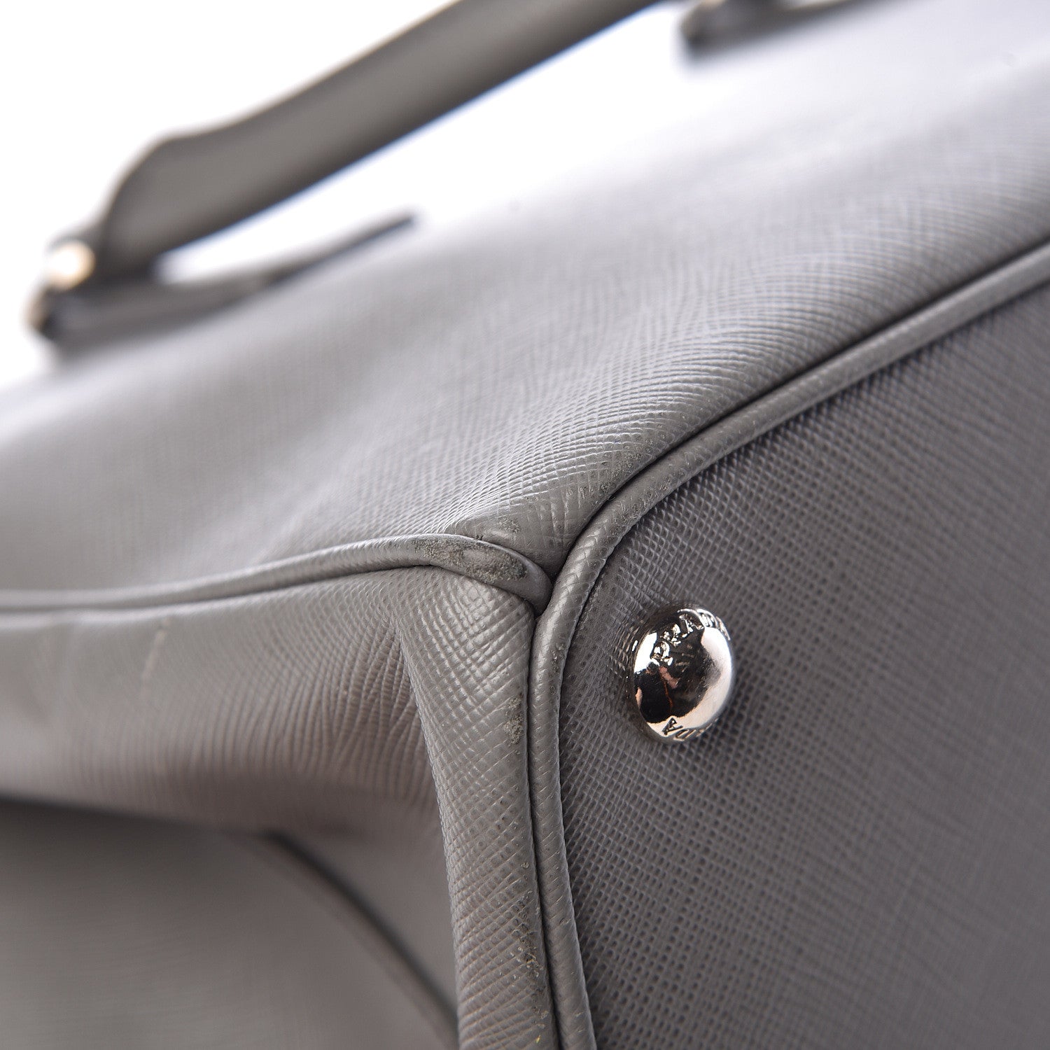 Prada Saffiano Small Galleria Double Zip Tote Marmo 17 of 18