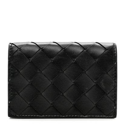 Bottega Veneta Nappa Intrecciato Card Holder Black 1 of 7