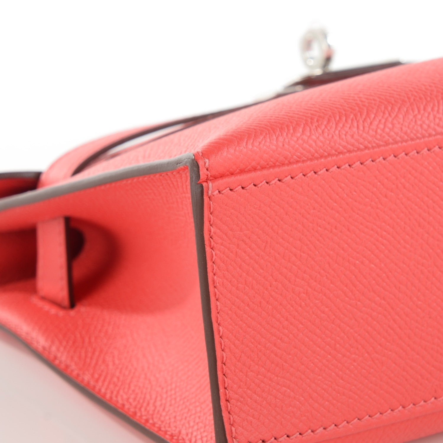 Hermes Epsom Kelly Pochette Clutch Rouge Pivoine 13 of 15