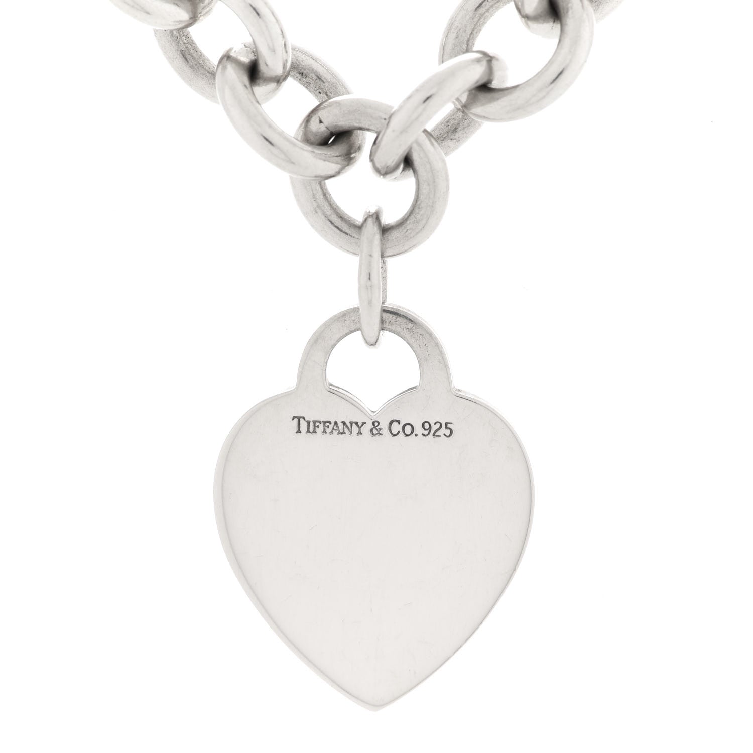 Tiffany Sterling Silver Heart Tag Necklace 5 of 7