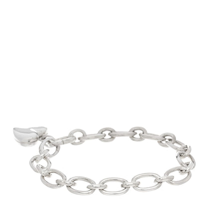 Tiffany Sterling Silver Heart Locket Charm Bracelet 2 of 5